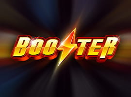 Booster slot game logo and demo prompt.