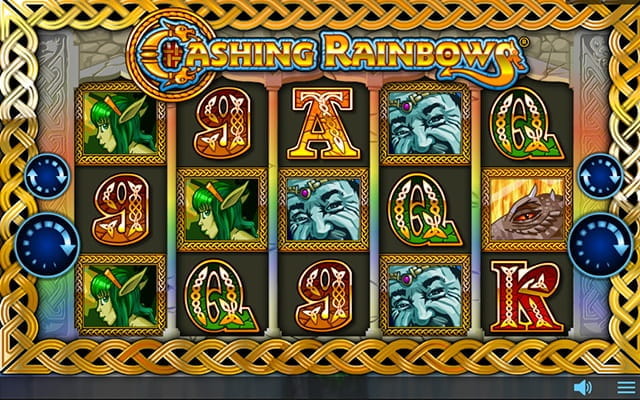 The Cashing Rainbows slot game.