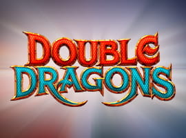 The Double Dragons Slot game logo.