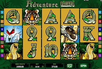 The Adventure Palace mobile slot