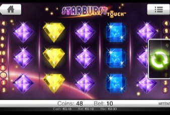 Starburst can be Played on the CasinoCruise App
