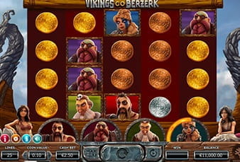 The Vikings go Berzerk mobile slot