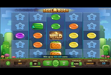NetEnt's Reel Rush Base Game
