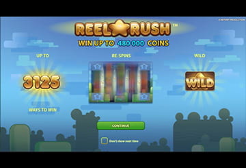 Intro of the Video Slot Reel Rush by NetEnt