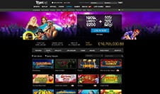 Homepage of Titanbet Casino