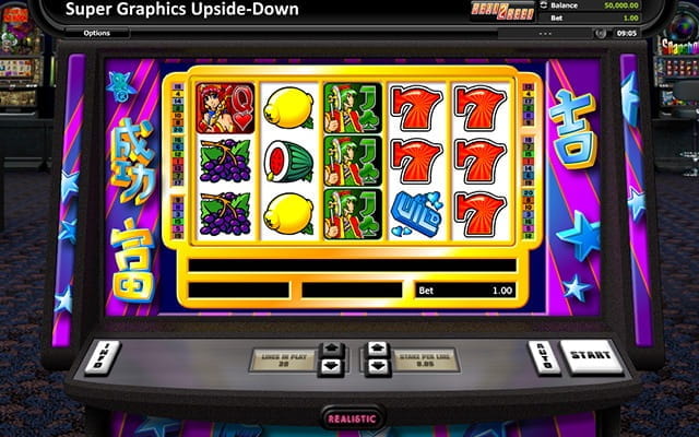 The Super Graphics Upside Down slot game.