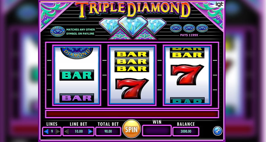 Triple Diamond IGT 3-Reel Slot
