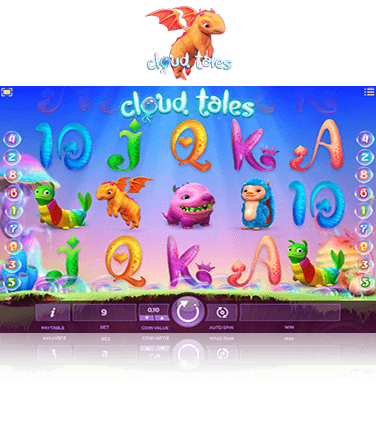 In-game view of Cloud Tales online slot