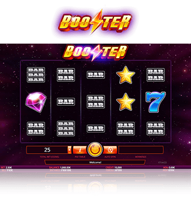 Booster game in play mode