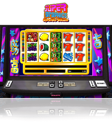 The Super Graphics Upside Down slot game in action