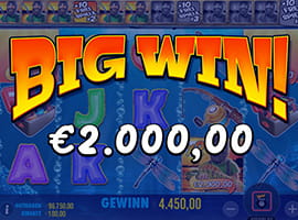 Big Win an der Big Bass Bonanza Slot Machine