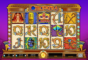 Das Basisspiel von Slot Cleopatra