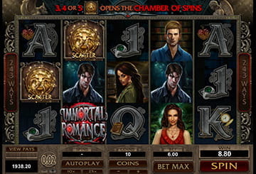 Ein Grundspiel in Immortal Romance