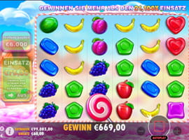 A Big Win on the Sweet Bonanza Slot Machine