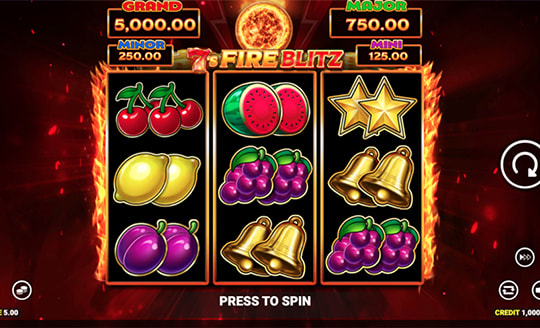7s Fire Blitz slot