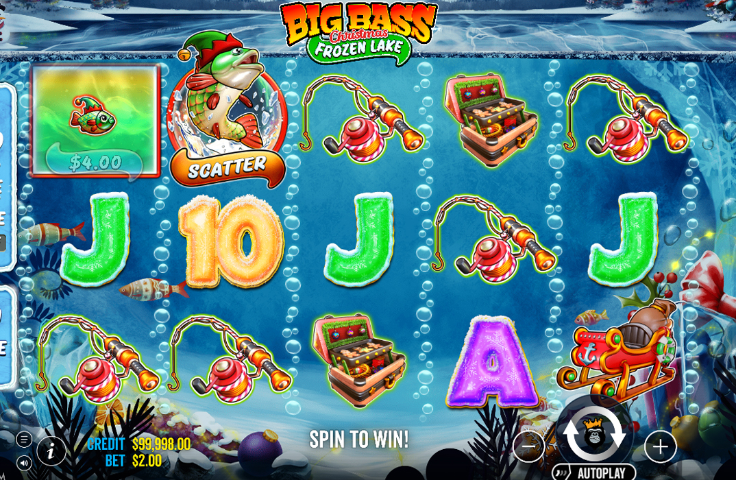 Big Bass Christmas – Frozen Lake Demo Game