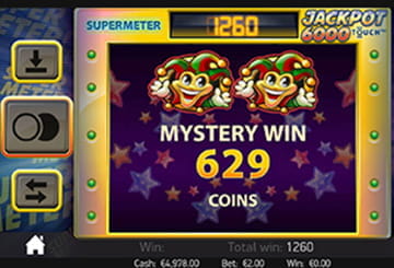 Landing 2 Jokers in the Jackpot 6000 Supermeter Mode