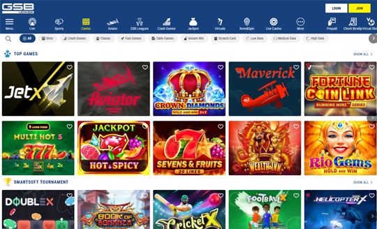 GSB Uganda Online Casino
