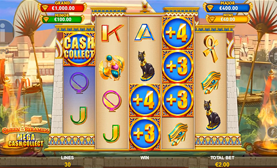 Queen of the Pyramids Mega Cash Collect Slot