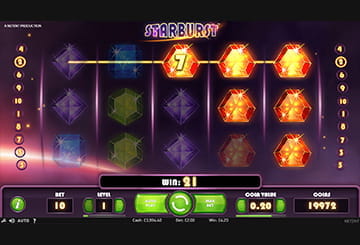Starburst Paylines