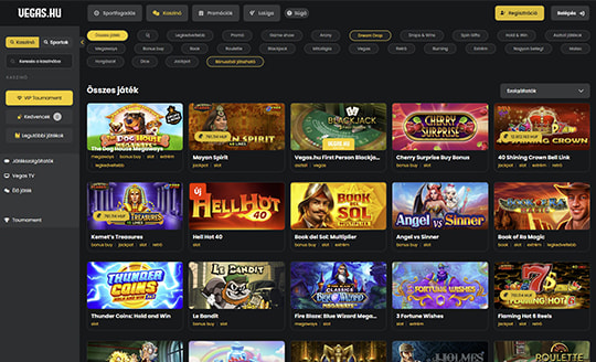 Vegas.hu Online Casino