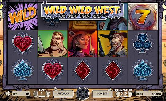 Wild Wild West The Great Train Heist Slot