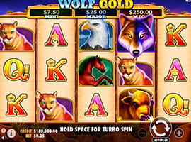 Wolf GoldFree Mobile Slot Version